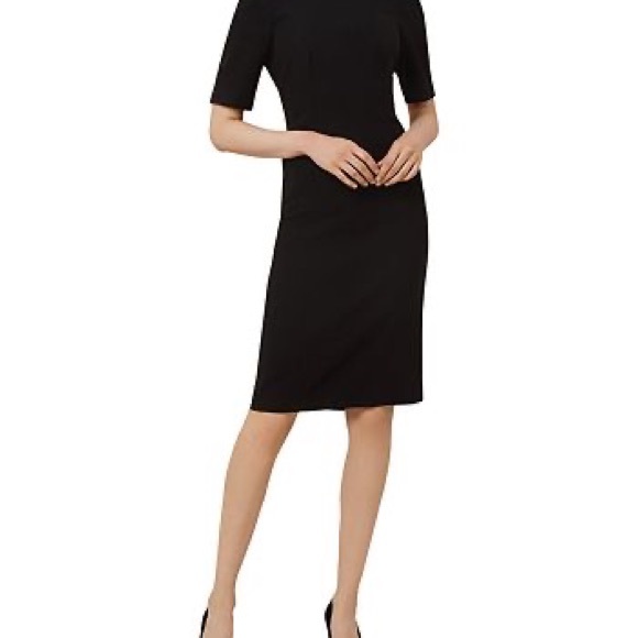 Hobbs London Madison Black sheath dress US 8 UK 12 NWT $290 - Picture 8 of 8
